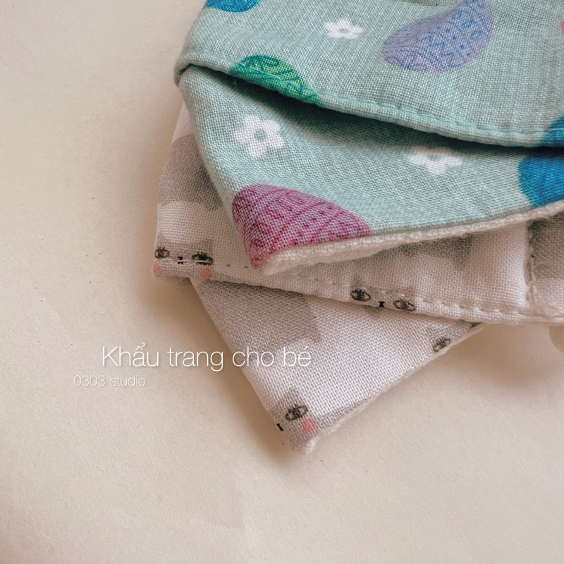 Khẩu trang mầm non - 0303 Studio ✿