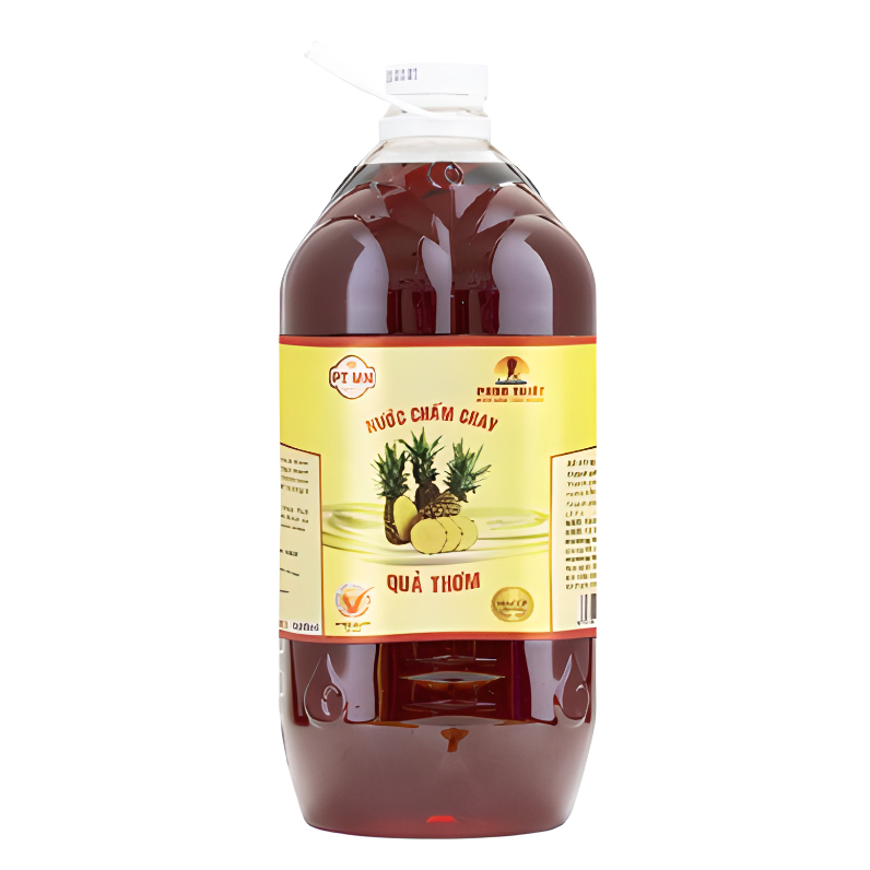 Nước mắm quả thơm chay 5000ml PE Phan Thiết Mũi Né