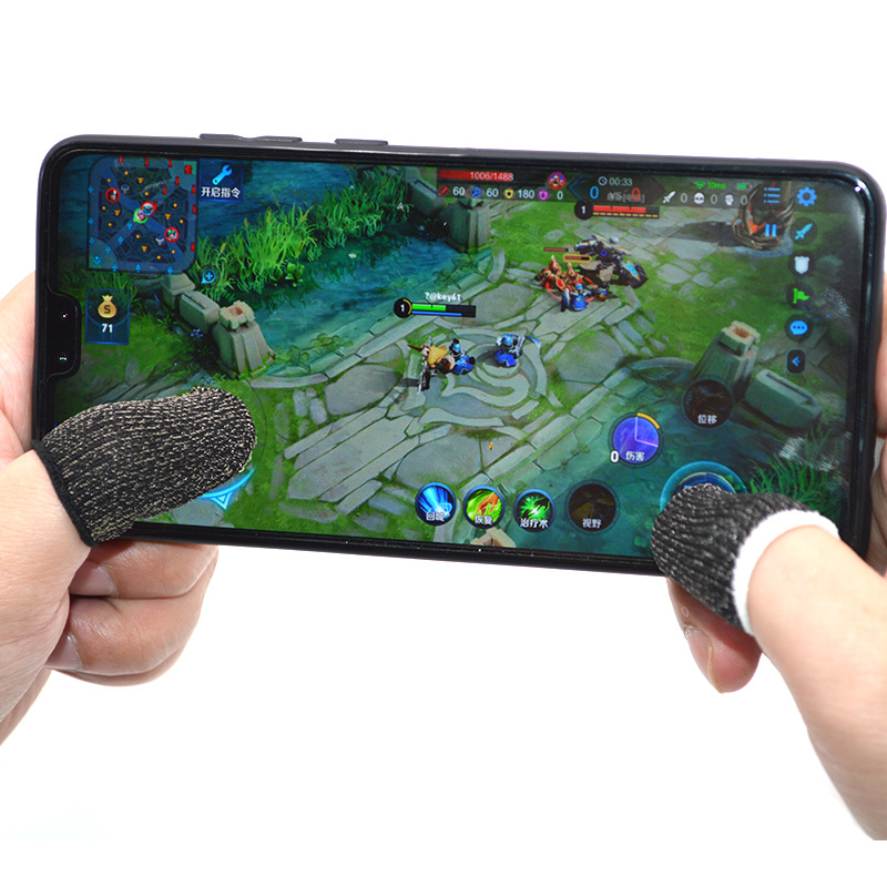 Găng tay chơi game GADO bao ngón tay chơi game cảm ứng siêu nhạy chống đổ mồ hôi tay