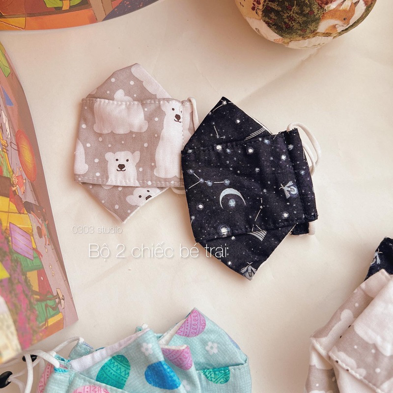 Khẩu trang mầm non - 0303 Studio ✿