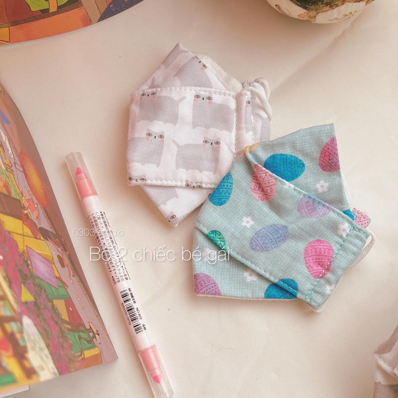 Khẩu trang mầm non - 0303 Studio ✿