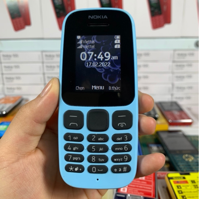 { BH 6 THÁNG } điện thoại bàn phím nokia 105 (2017) 1sim. BẢO HÀNH 1 ĐỔI 1 TRONG 2 THÁNG | BigBuy360 - bigbuy360.vn