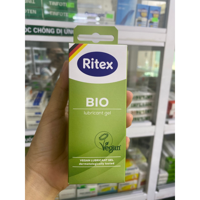 Gel bôi trơn gốc thực vật thuần chay Ritex Bio cao cấp - tuýp 50 ml