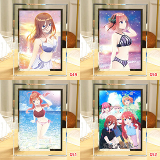 Tranh Kính Để Bàn Anime Gotoubun no Hanayome