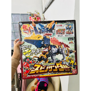Đồ chơi siêu nhân robo chiến đội kỵ sĩ long spino thunder ryusoulger dx bandai