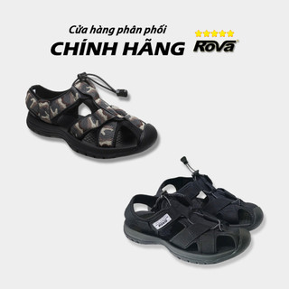 Giày Sandal Nam Bít Mũi Đế Đúc Hiệu Rova - RV626 Xám