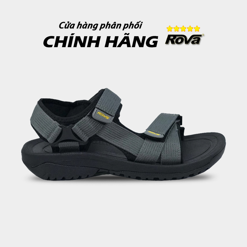 Giày Sandal Đế Đúc Nam Hiệu Rova - RV866 Xám