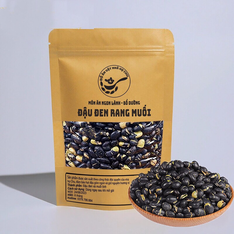 Đậu đen rang muối ăn siêu ngon  500g