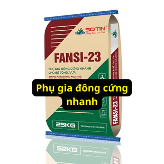 Phụ gia đông cứng nhanh cho bê tông, vữa