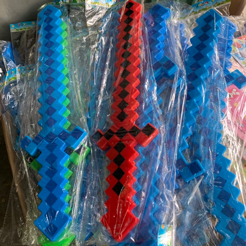 Đồ chơi kiếm trong minecraft phát sáng, nhạc