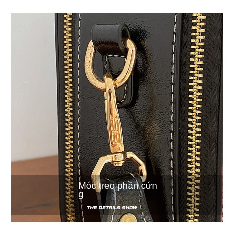 Túi đeo chéo Piton Bear Túi đeo vai hình vuông nhiều lớp thời trang mới