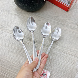 Set 10 Thìa Muỗng ăn cơm,ăn phở,ăn súp cáng dài inox