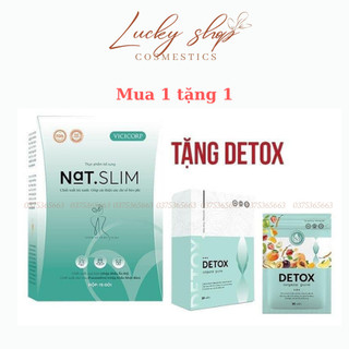 Giảm cân nat slim chính hãng vicicorp natslim giúp giảm cân hiệu quả giảm 2-3 kg sau 15 ngày hộp 30 viên