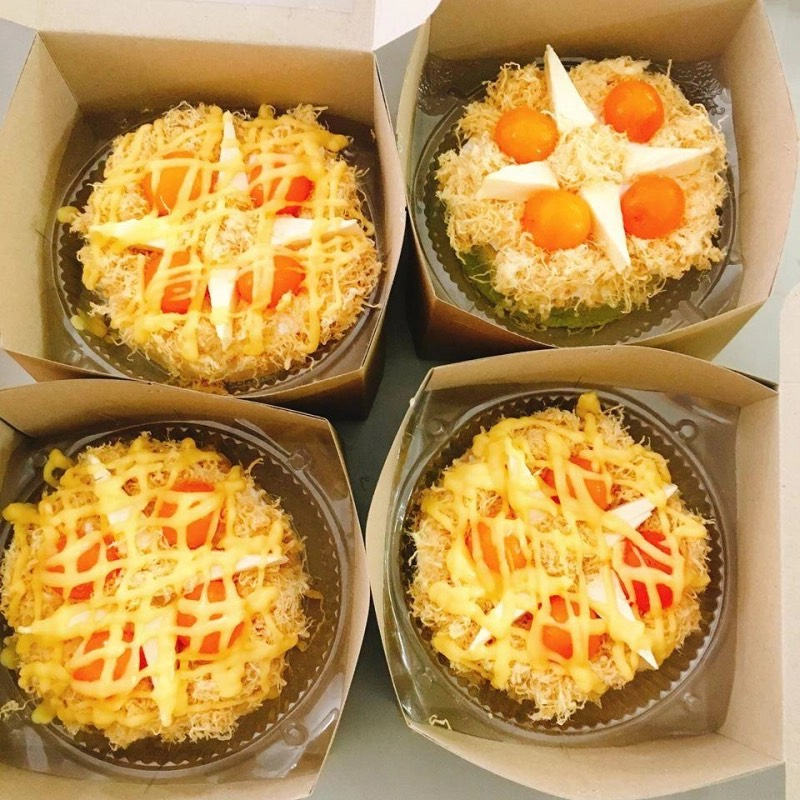 Sốt bánh mì sanwich vị mặn và vị ngọt bánh bông lan gói 900g