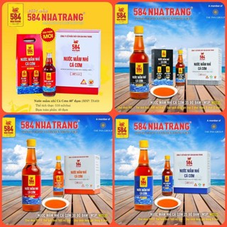 Nước mắm nhỉ cá cơm 584 Nha Trang - Đậm đà hương vị Việt. Nước mắm Sạch cho món ăn Ngon
