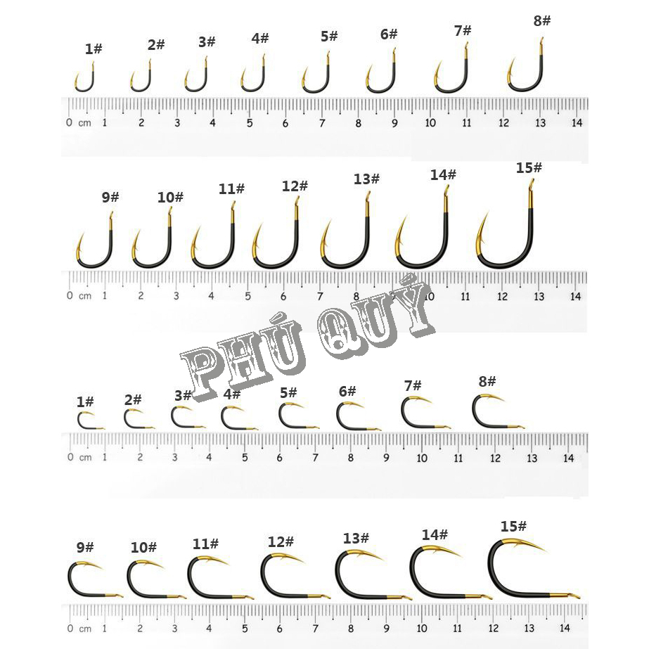 10 Lưỡi Câu Thép Có Ngạnh