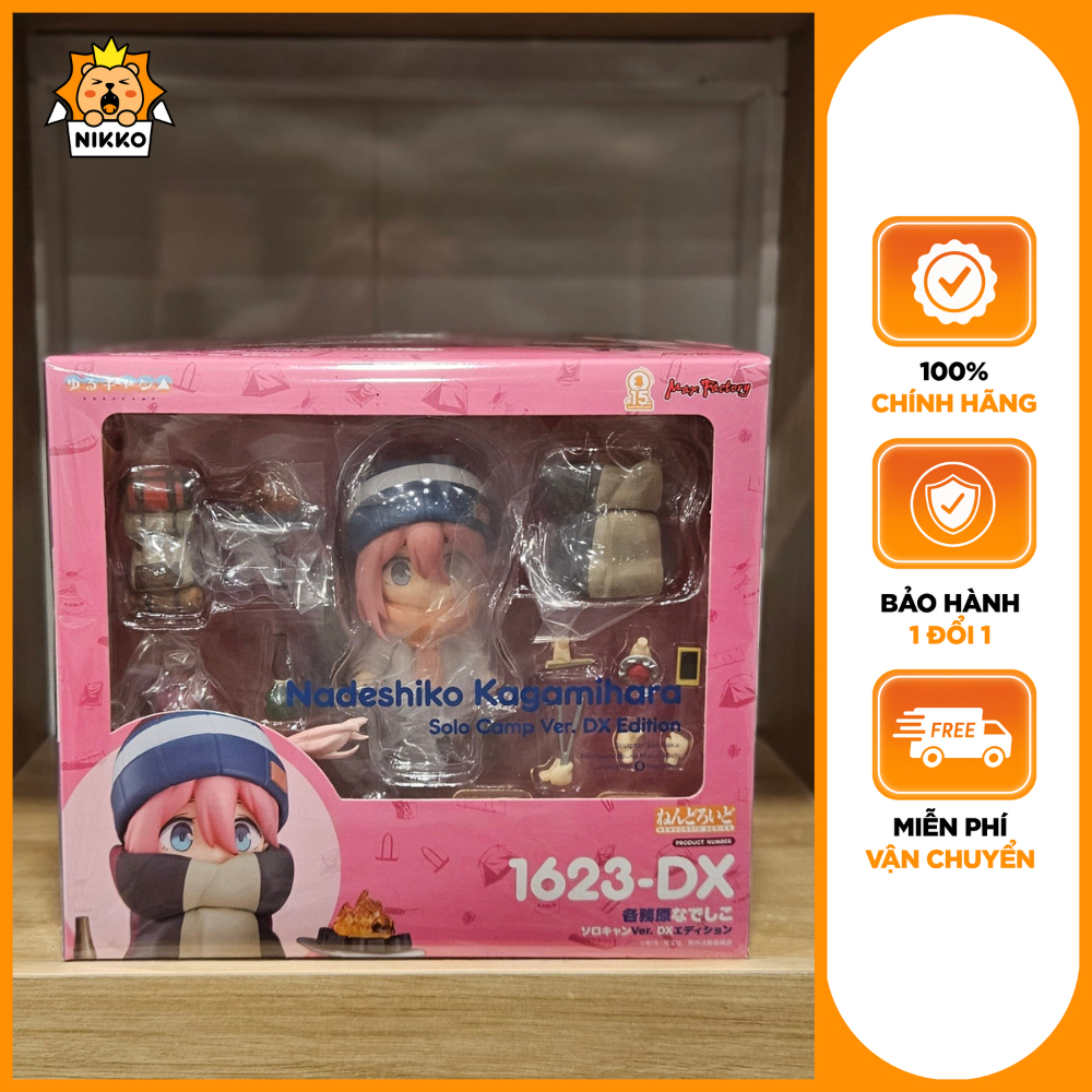 Mô Hình Nendoroid Nadeshiko Kagamihara: Solo Camp Ver. DX Edition #1623-DX - Yuru Camp