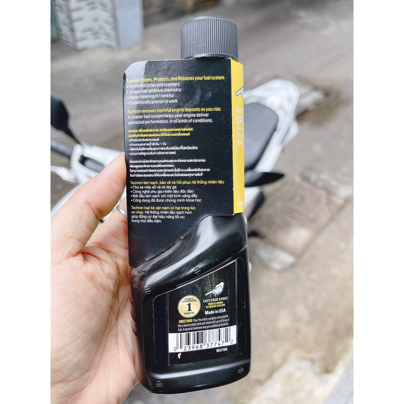 Chai carbon súc bét xăng Catex 75ml, vệ sinh buồng đốt Techron