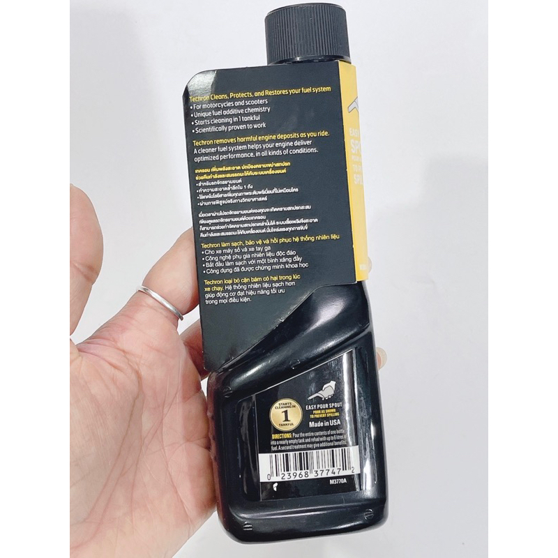 Chai carbon súc bét xăng Catex 75ml, vệ sinh buồng đốt Techron