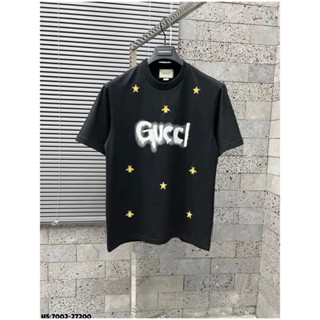 Áo Phông Gucci Thêu Logo Ong Cao Cấp Chất Liệu Cotton Co Giãn 4 Chiều Phong Cách Boy Phố
