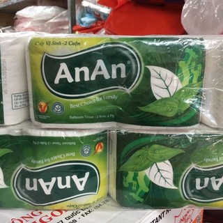 Lẻ 2 cuộn Giấy Vệ Sinh An An