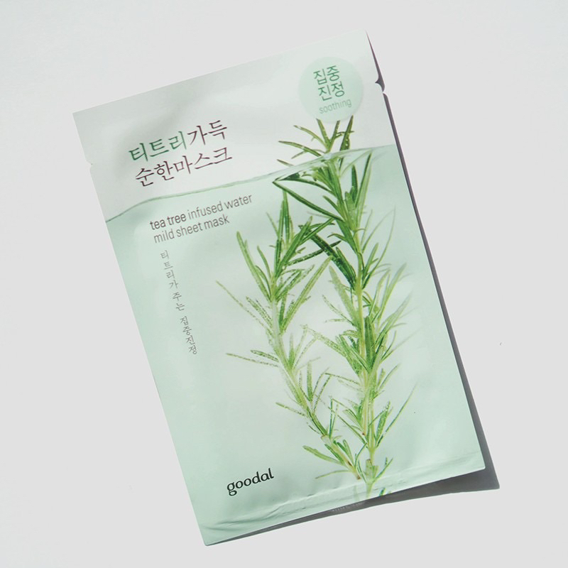 Mặt Nạ Làm Dịu Da Goodal Tea Tree Infused Water Mild Sheet Mask