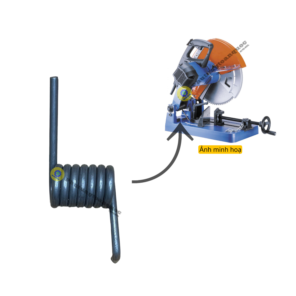 Lò Xo Máy Cắt Sắt - Cắt Nhôm 18x30x45mm Sử Dụng Chung Cho Nhiều Hãng Máy Trên Thị Trường