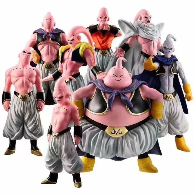 Mô hình Majin Buu Ma bư Cả Bộ 8 MaBu trong Dragonball Z figure cực đẹp ( Tặng 5 Poster)