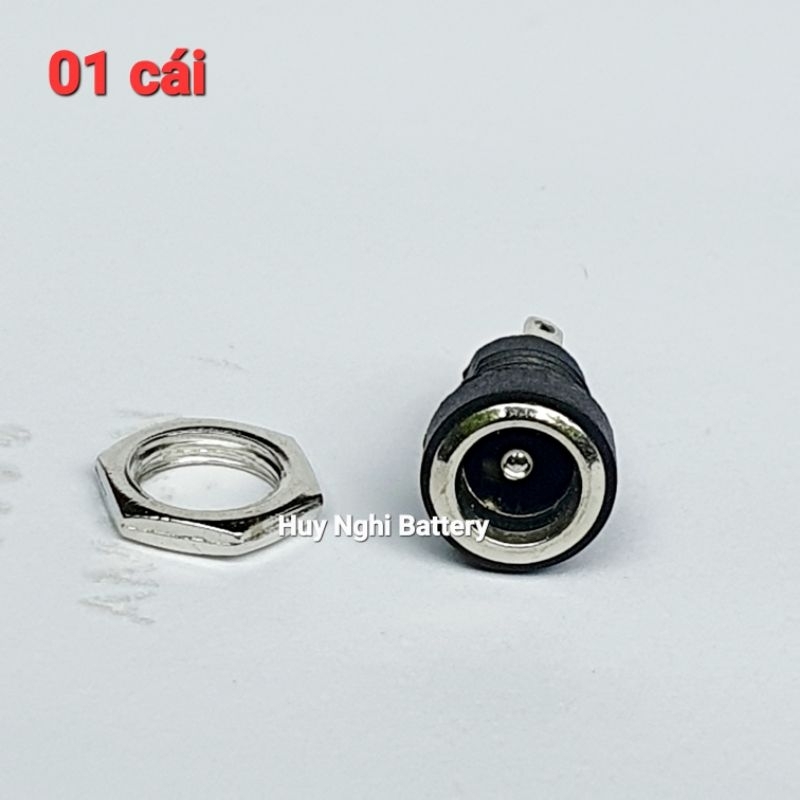 Jack sạc DC, Jack Cái: 5,5*2.5mm, Lỗ Khoan 10mm