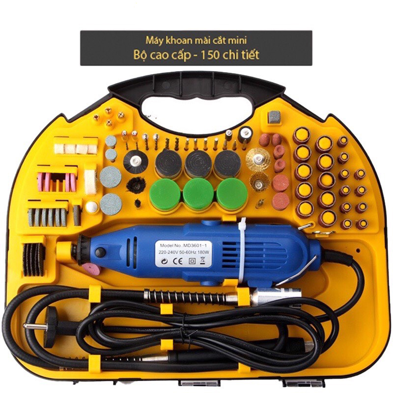 Máy khoan mini,Máy mài mini bộ khoan mài tiện nhiều chi tiết C35