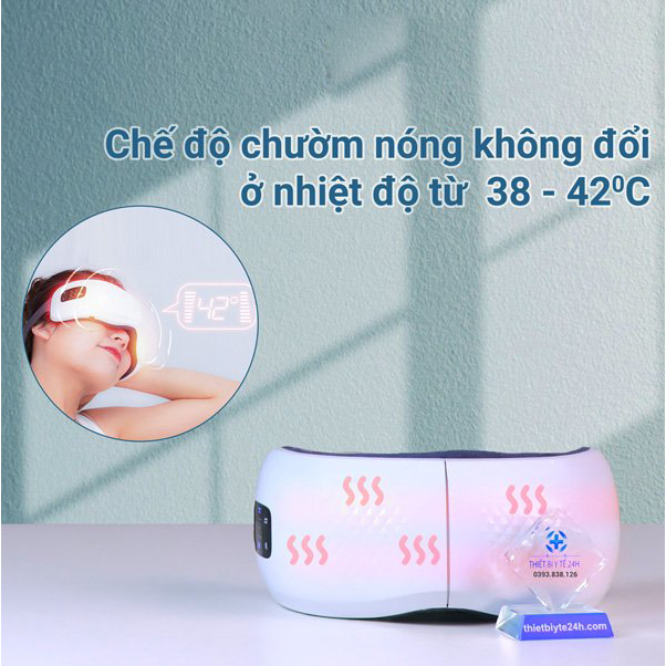 Máy Massage Mắt Thông Minh Smart Eye Massage HY-01, Máy Massage Mắt Hồng Ngoại, Máy Mát Xa Giảm Thâm Cuồng Mắt