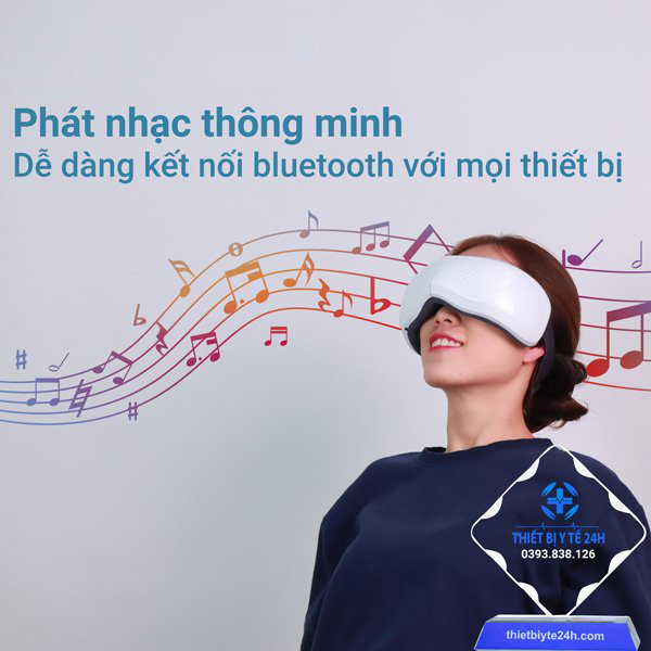Máy Massage Mắt Thông Minh Smart Eye Massage HY-01, Máy Massage Mắt Hồng Ngoại, Máy Mát Xa Giảm Thâm Cuồng Mắt