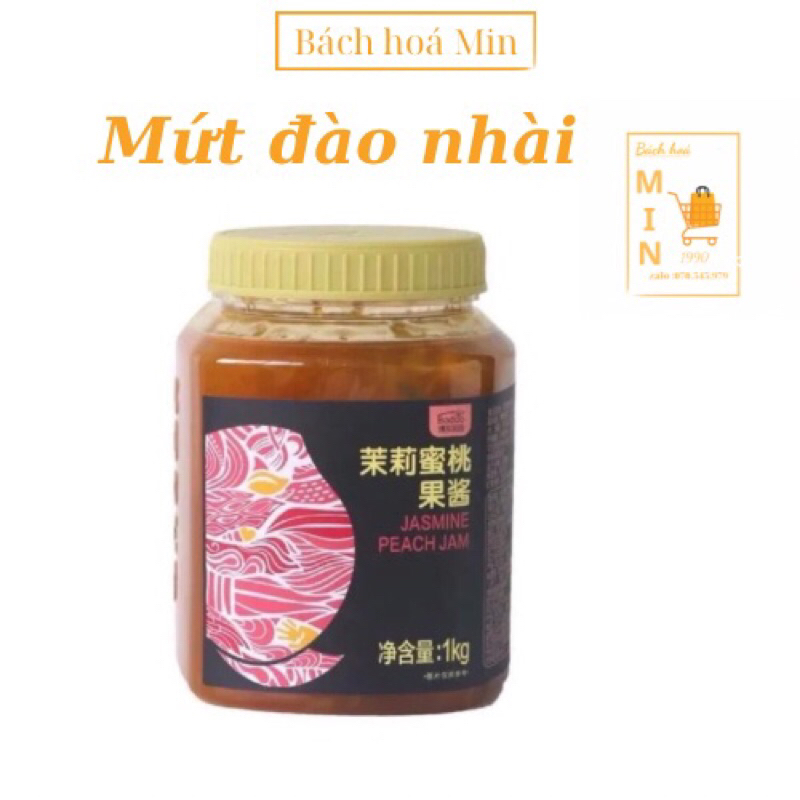 Mứt đào nhài Boduo hộp 1kg