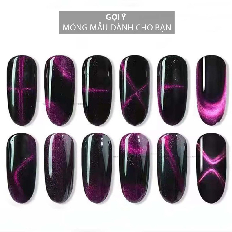 Nam châm siêu dài - Nam châm hút mắt mèo - Nam châm tạo hình mắt mèo chuyên dụng nail