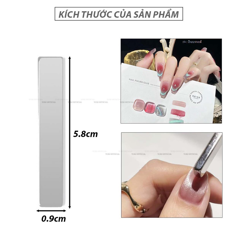 Nam châm siêu dài - Nam châm hút mắt mèo - Nam châm tạo hình mắt mèo chuyên dụng nail