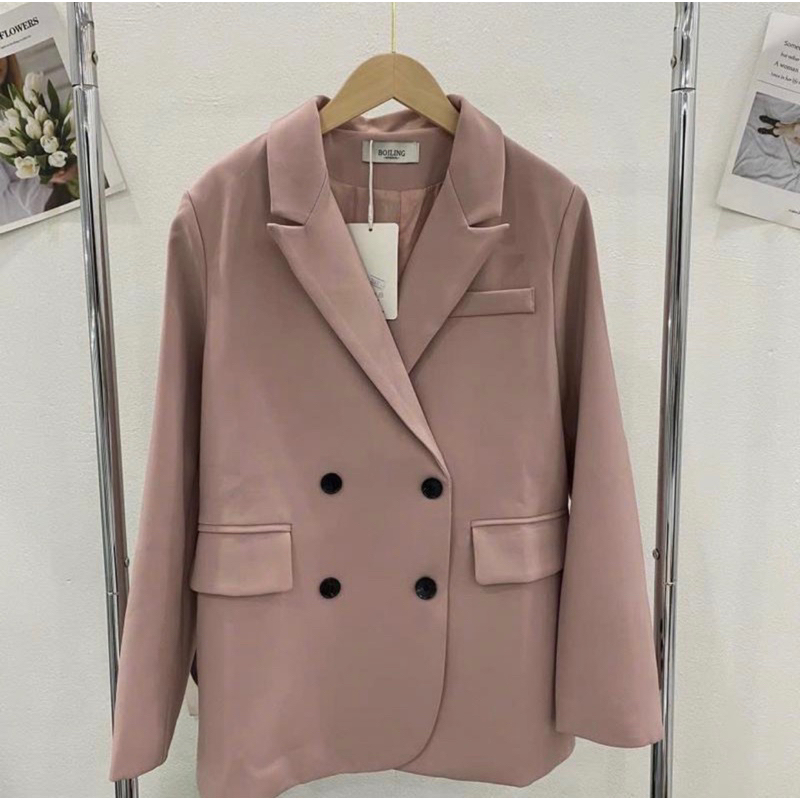 Áo blazer hàng QC cao cấp 4 khuy bảng màu siêu xinhh hot trend