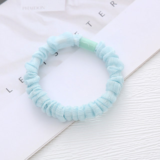 Dây cột tóc, buộc tóc Scrunchies xếp ly đơn giản BT005
