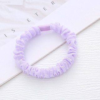 Dây cột tóc, buộc tóc Scrunchies xếp ly đơn giản BT005