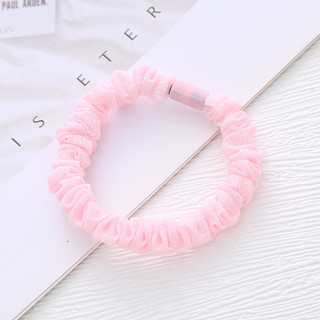 Dây cột tóc, buộc tóc Scrunchies xếp ly đơn giản BT005