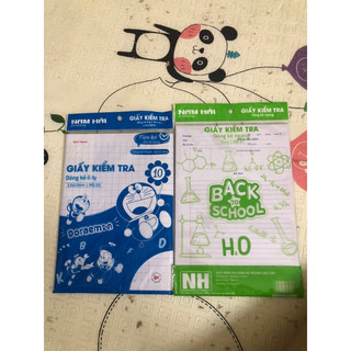 Giấy kiểm tra cấp 1 cấp 2