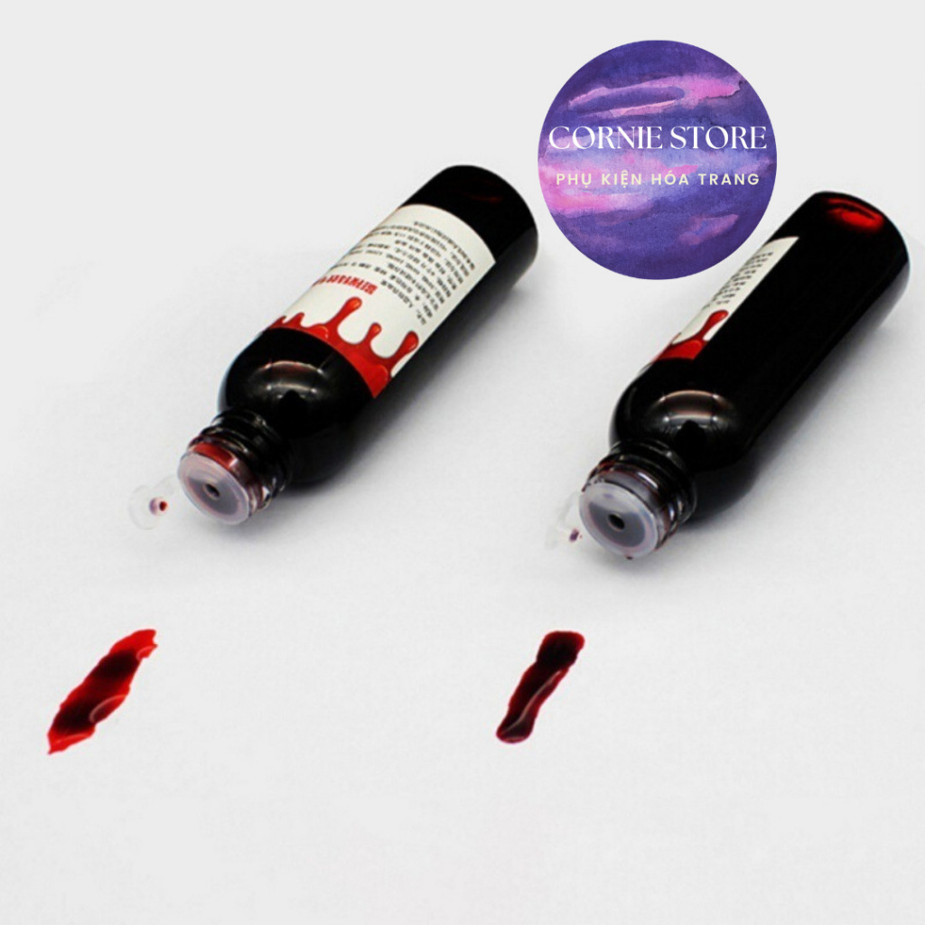Phẩm màu đỏ hóa trang - vật phẩm hóa trang màu đỏ cosplay,phẩm giả huyết - an toàn - lành tính - dễ sử dụng Cornie.store