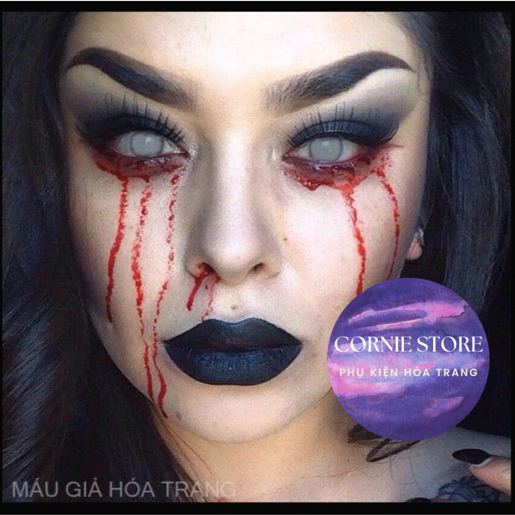 Phẩm màu đỏ hóa trang - vật phẩm hóa trang màu đỏ cosplay,phẩm giả huyết - an toàn - lành tính - dễ sử dụng Cornie.store