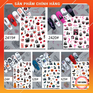 Sticker dán móng halloween