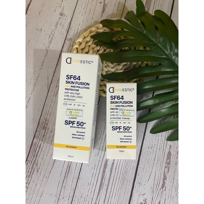 Kem chống nắng Hyaestic Skin Fusion SF64 Sun And Pollution Protector SPF50+