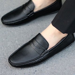 Giày nam giày lười nam da mềm thời trang size từ 38 đến 43 đóng hộp cẩn thận, hỗ trợ đổi SIZE