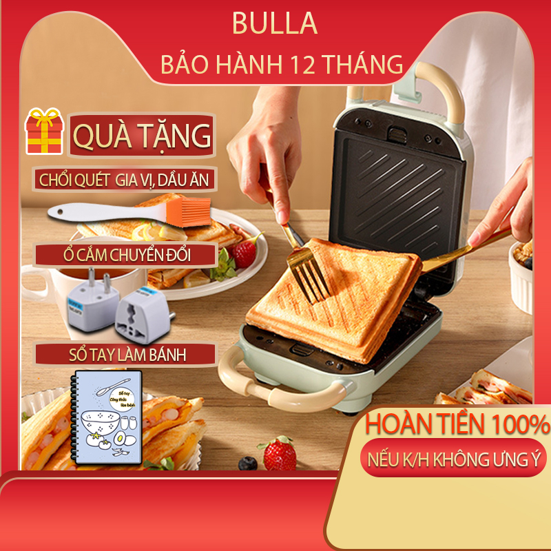 [Sale Giá Gốc] Máy nướng bánh mì sandwich và làm bánh Yidpu x Bulla