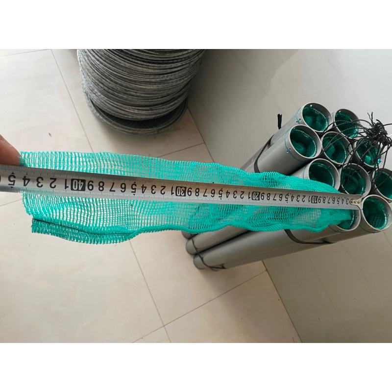 Ống trúm lươn phi 60 dài 75cm túi lưới dài 45cm
