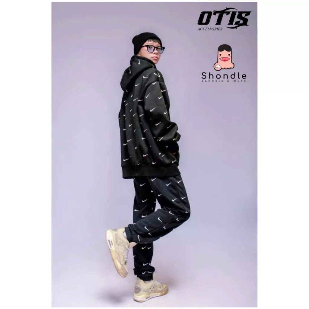 Áo Hoodie NlKE In Full Toàn Thân Mũ 2 Lớp Chất Nỉ Dày Dặn Cao Cấp