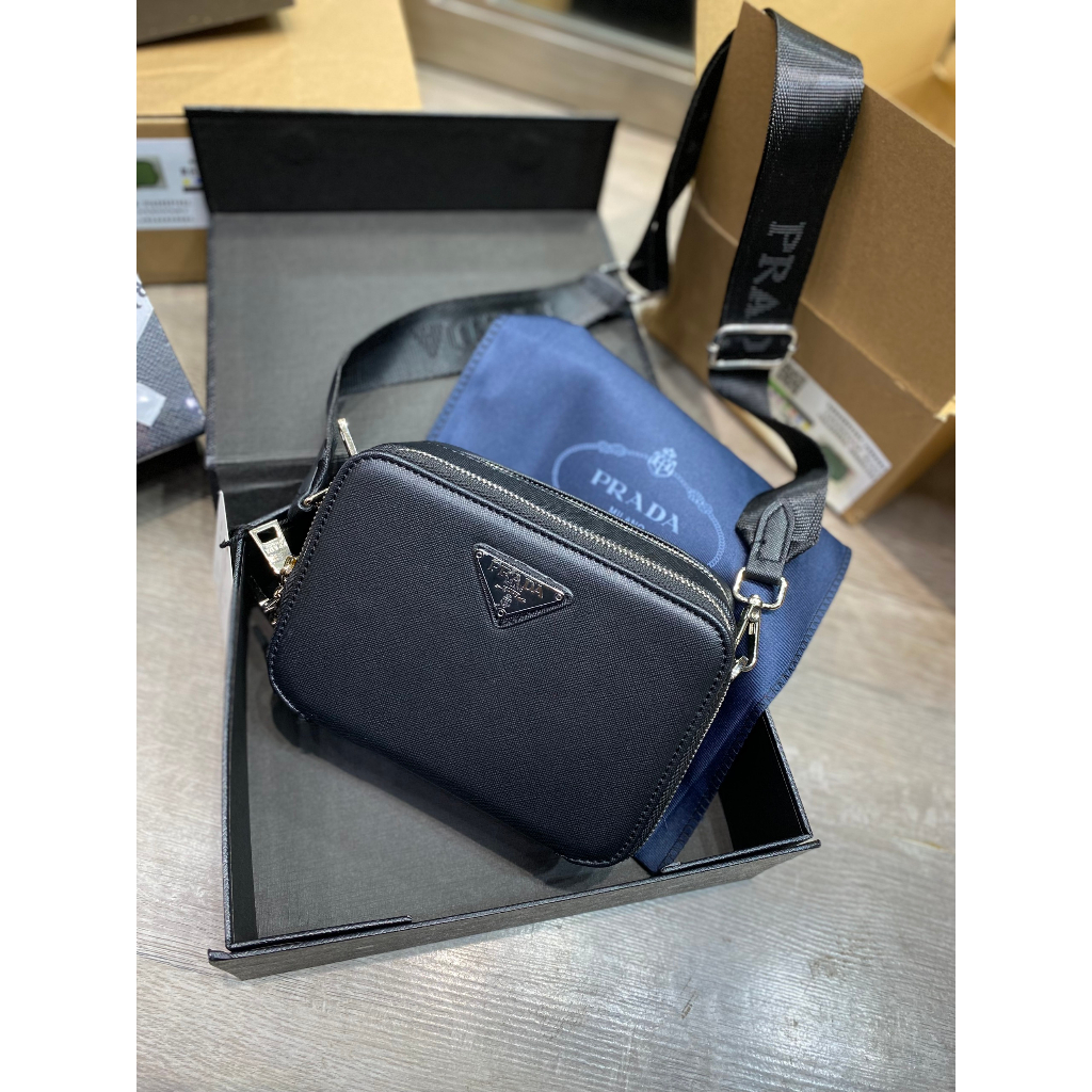 TÚI PRADA MESSENGER DA XƯỚC SZ19