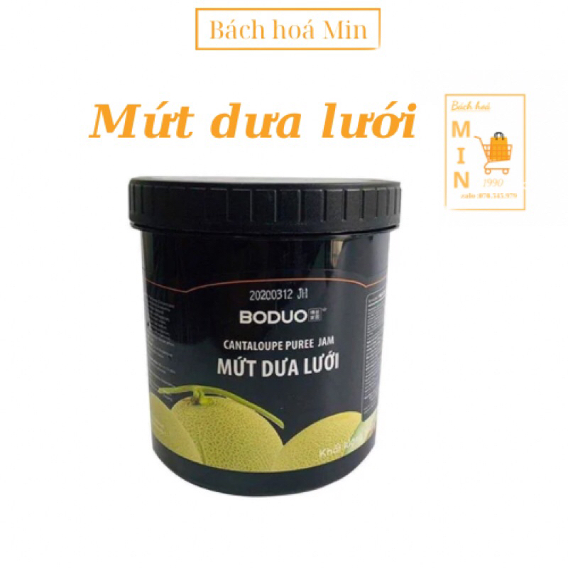 Mứt dưa lưới Boduo hộp 1,3kg